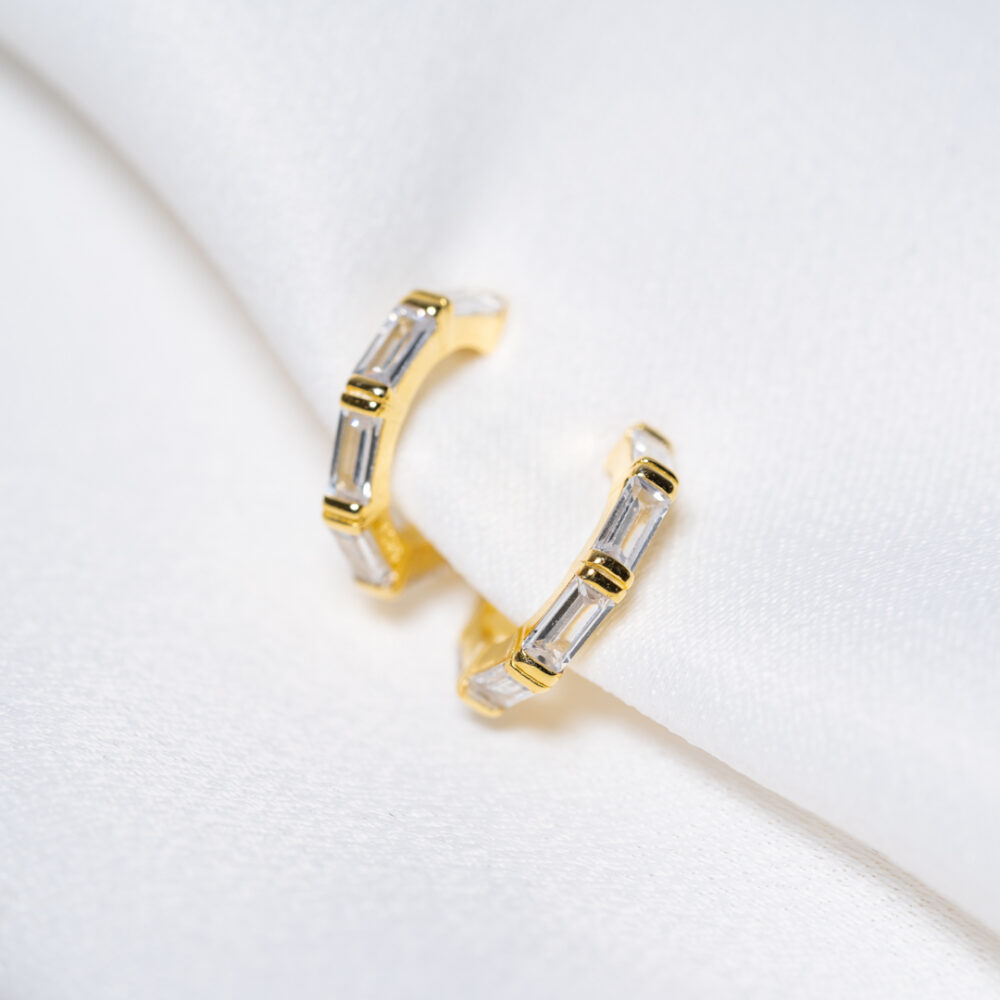 Cerchi baguette eternity gold