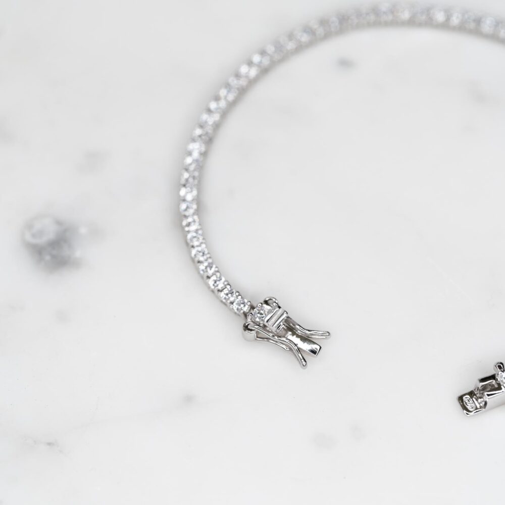 Bracciale tennis silver