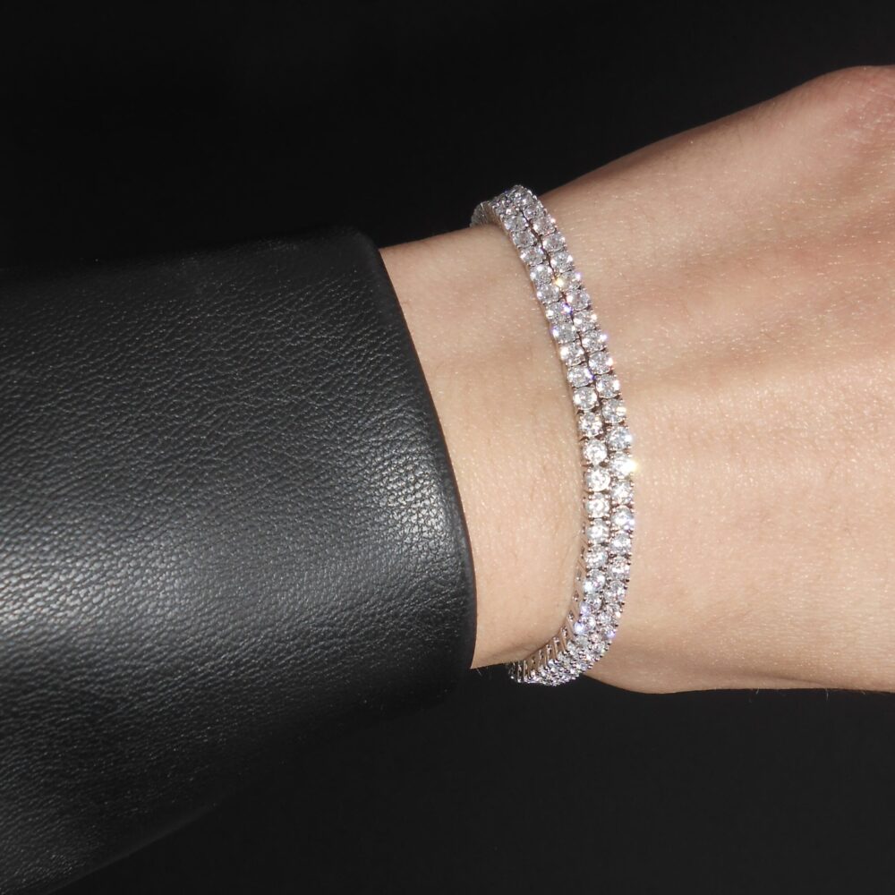 Bracciale tennis silver