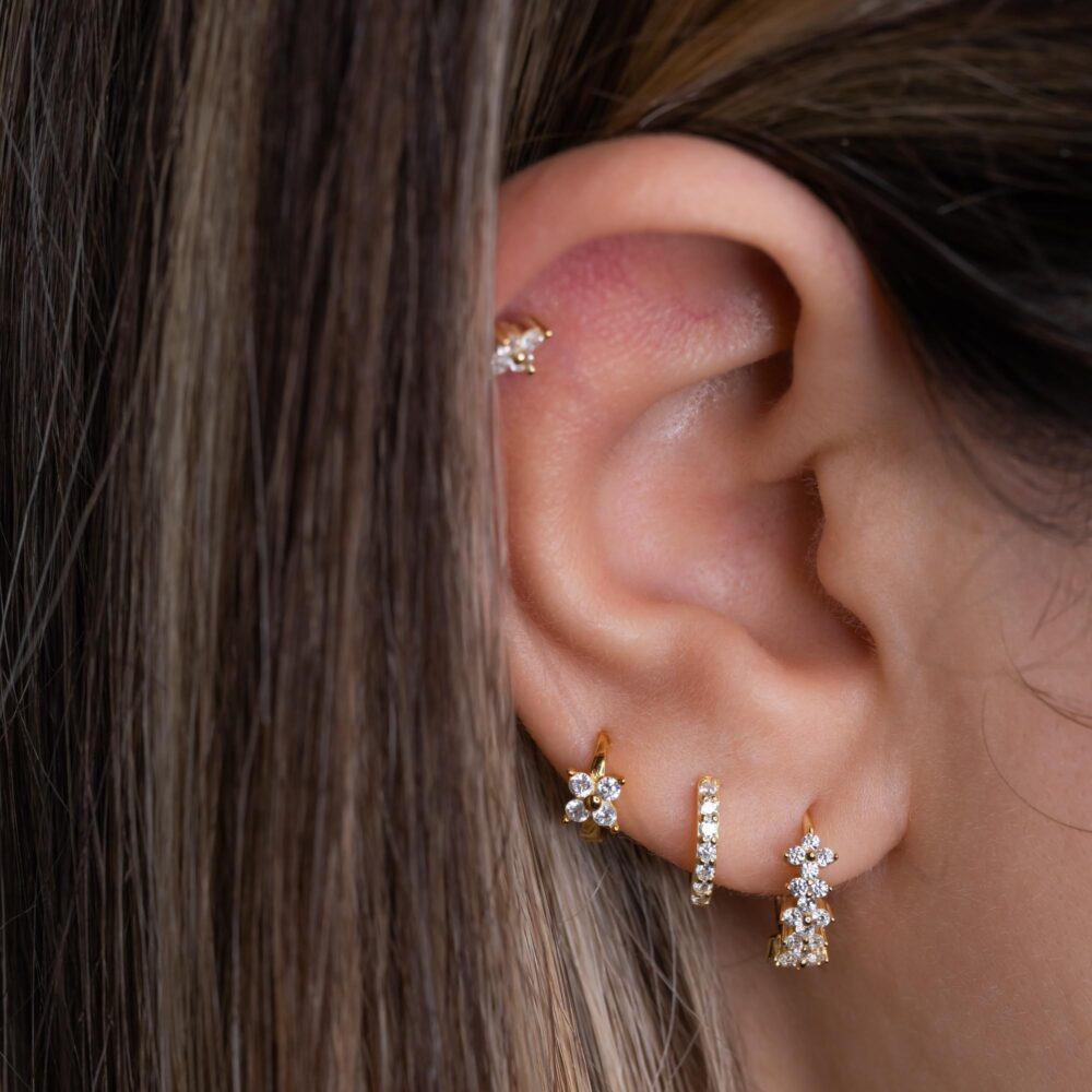 Essenziali hoops gold